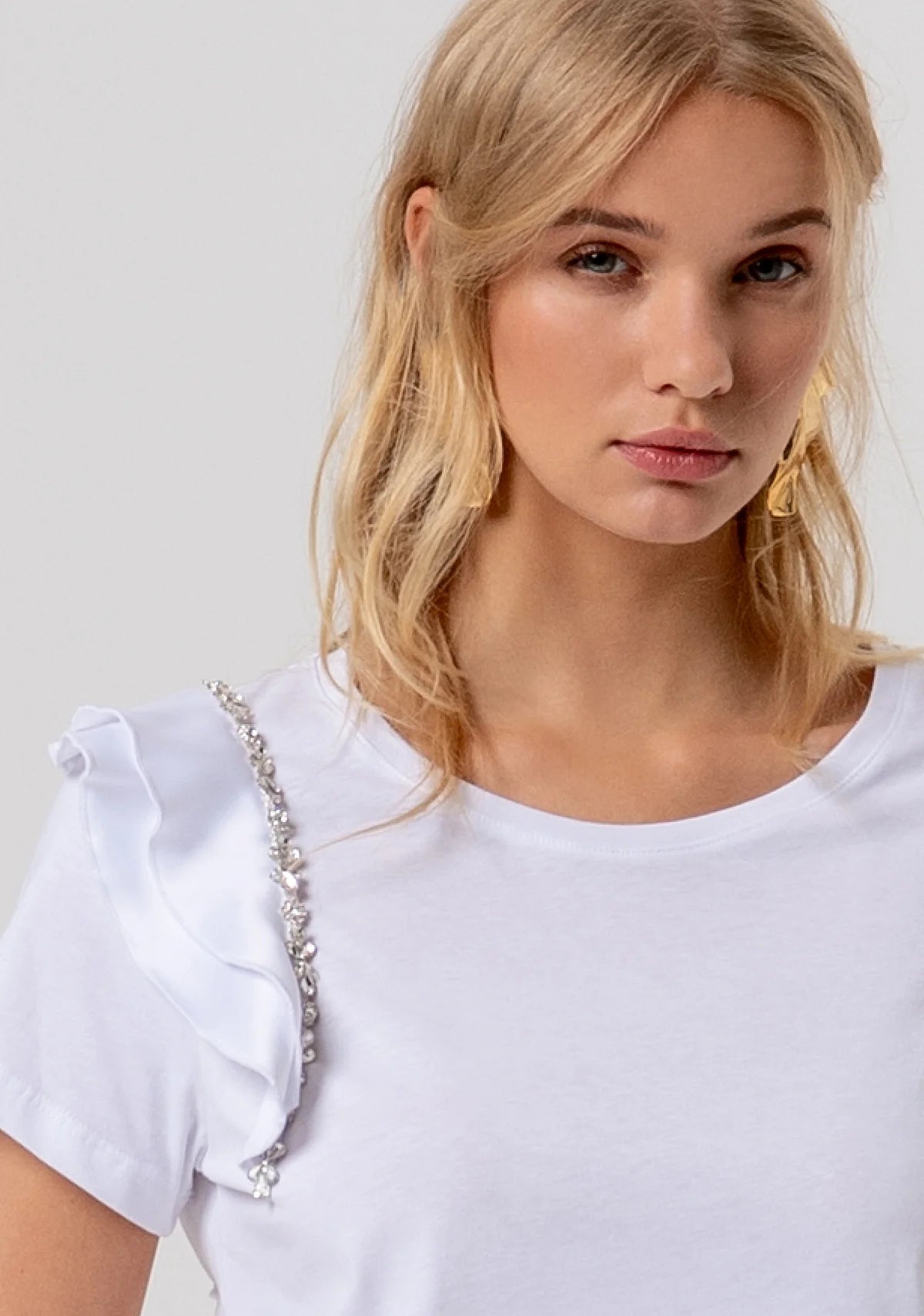 T-shirt regular in jersey di cotone Donna - Fracomina - World Fashion