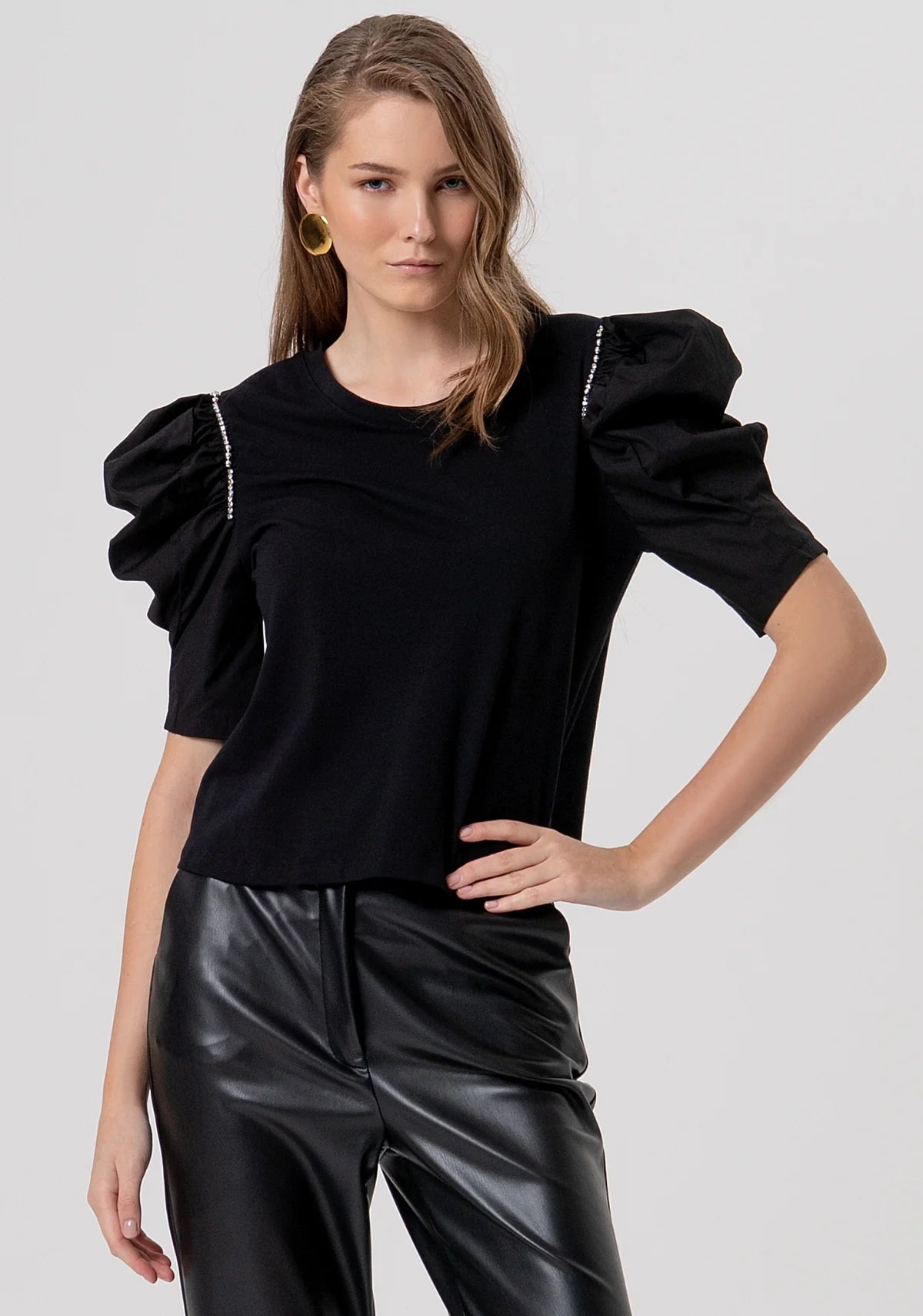 T-shirt regular in jersey di cotone Donna - Fracomina - World Fashion