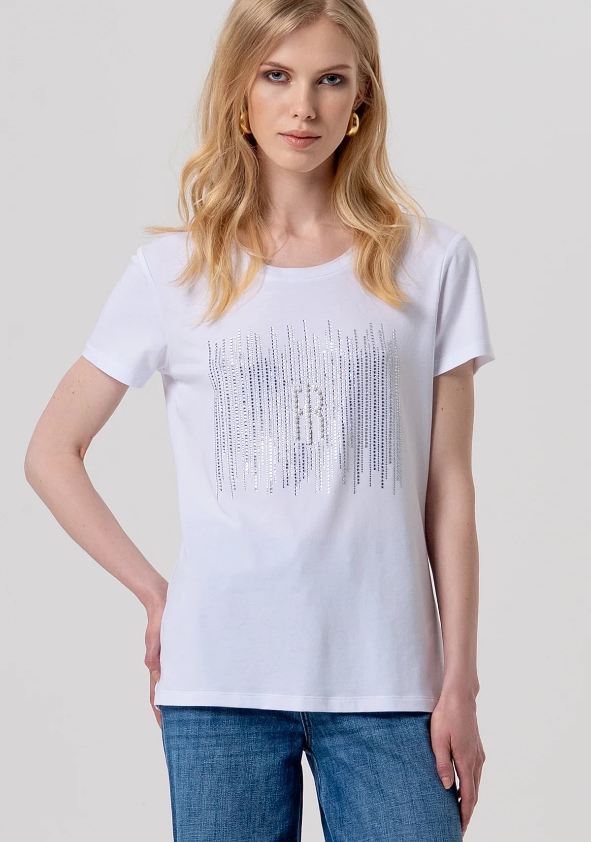 T-shirt regular in jersey Donna - Fracomina - World Fashion