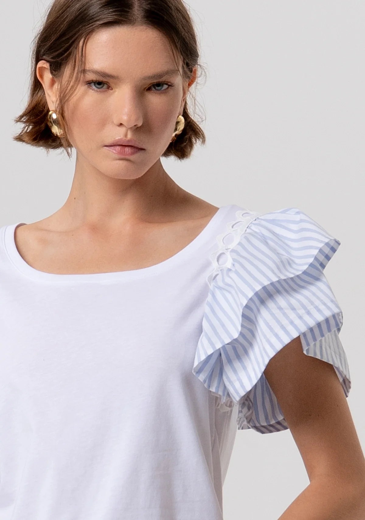 T-shirt regular in jersey Donna - Fracomina - World Fashion