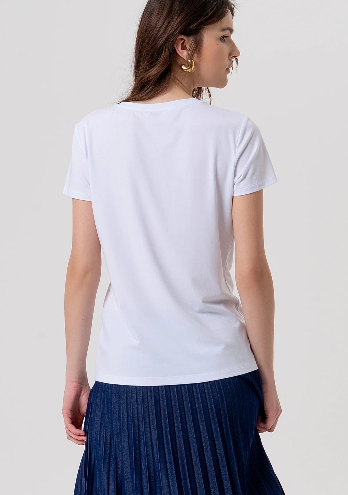 T-shirt regular in jersey Donna - Fracomina - World Fashion