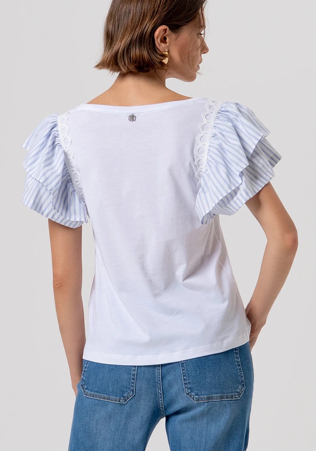 T-shirt regular in jersey Donna - Fracomina - World Fashion
