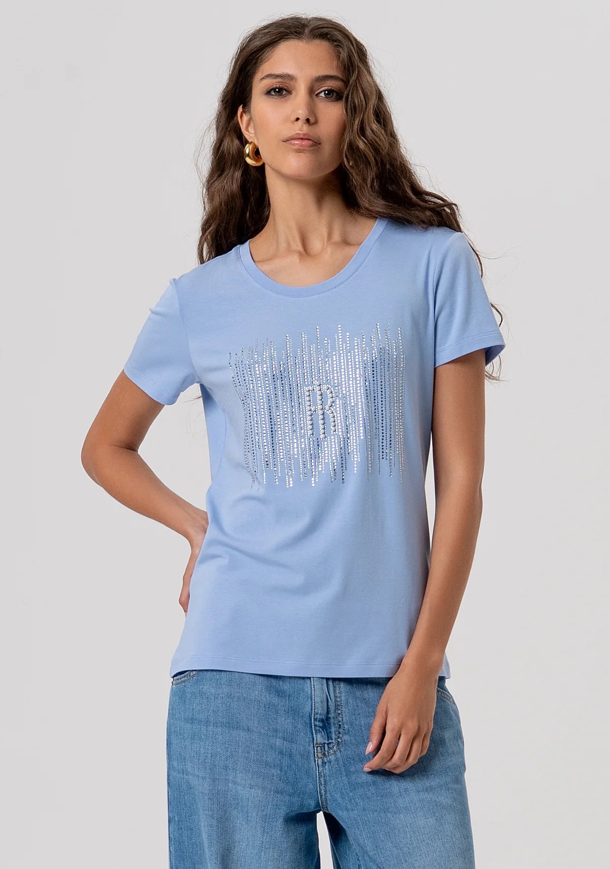 T-shirt regular in jersey Donna - Fracomina - World Fashion