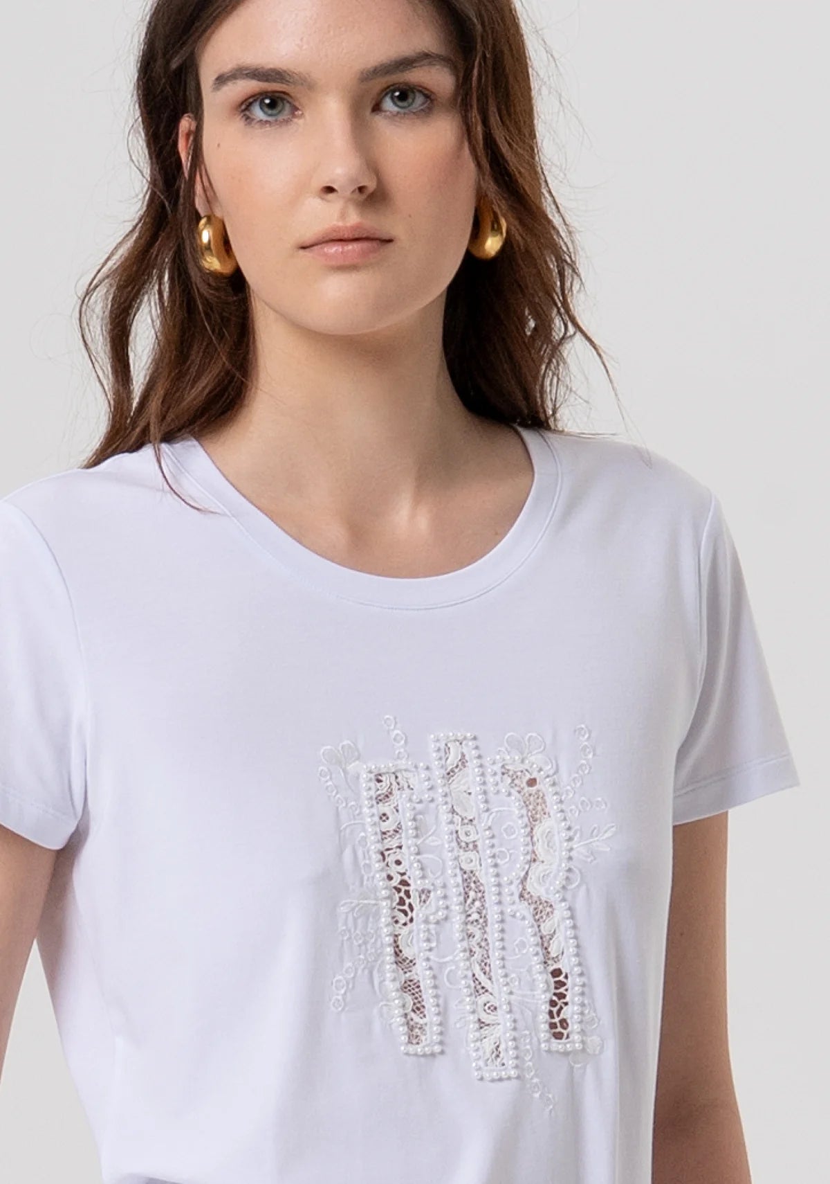 T-shirt regular in jersey Donna - Fracomina - World Fashion