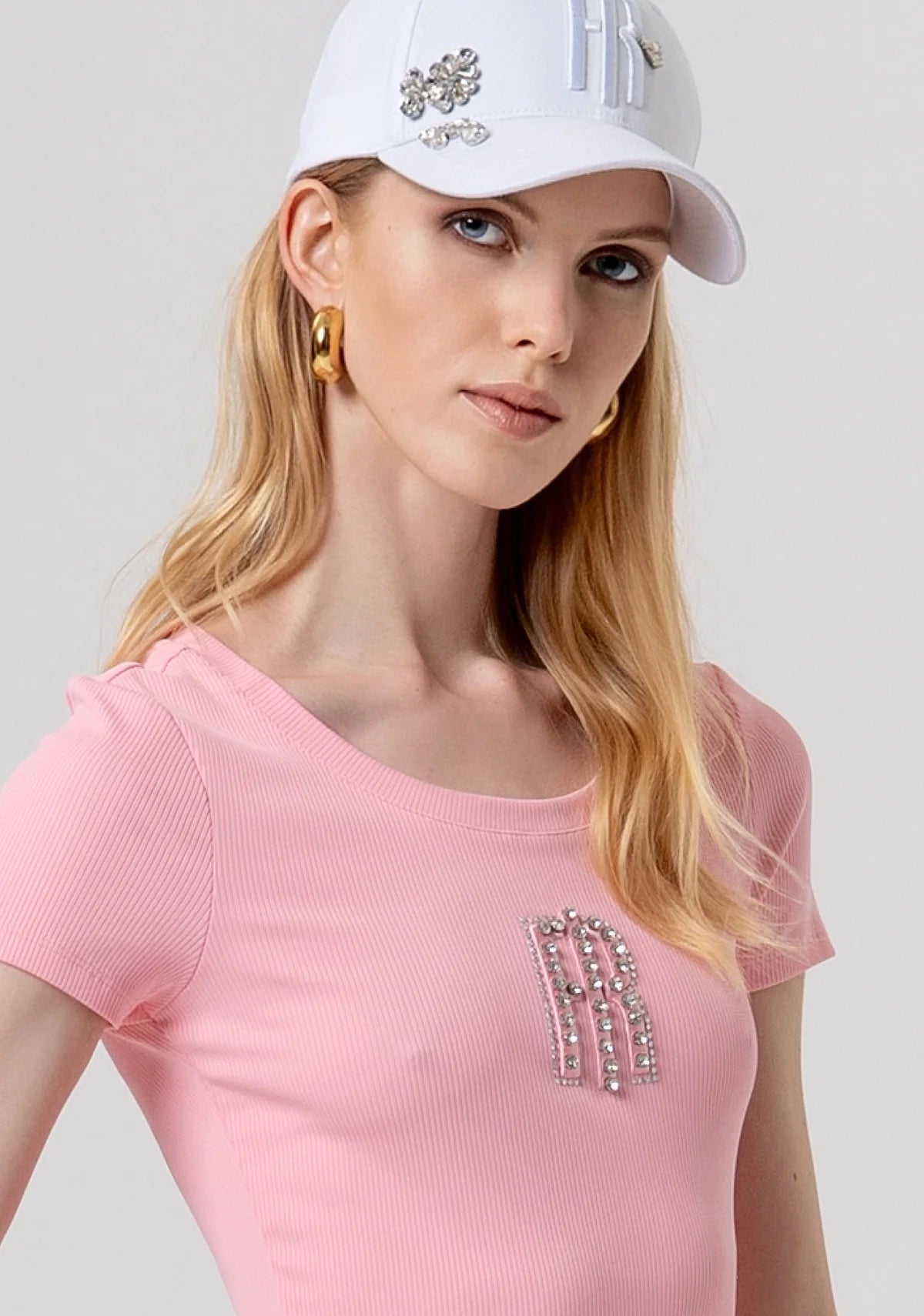 T-shirt slim a costine Donna - Fracomina - World Fashion