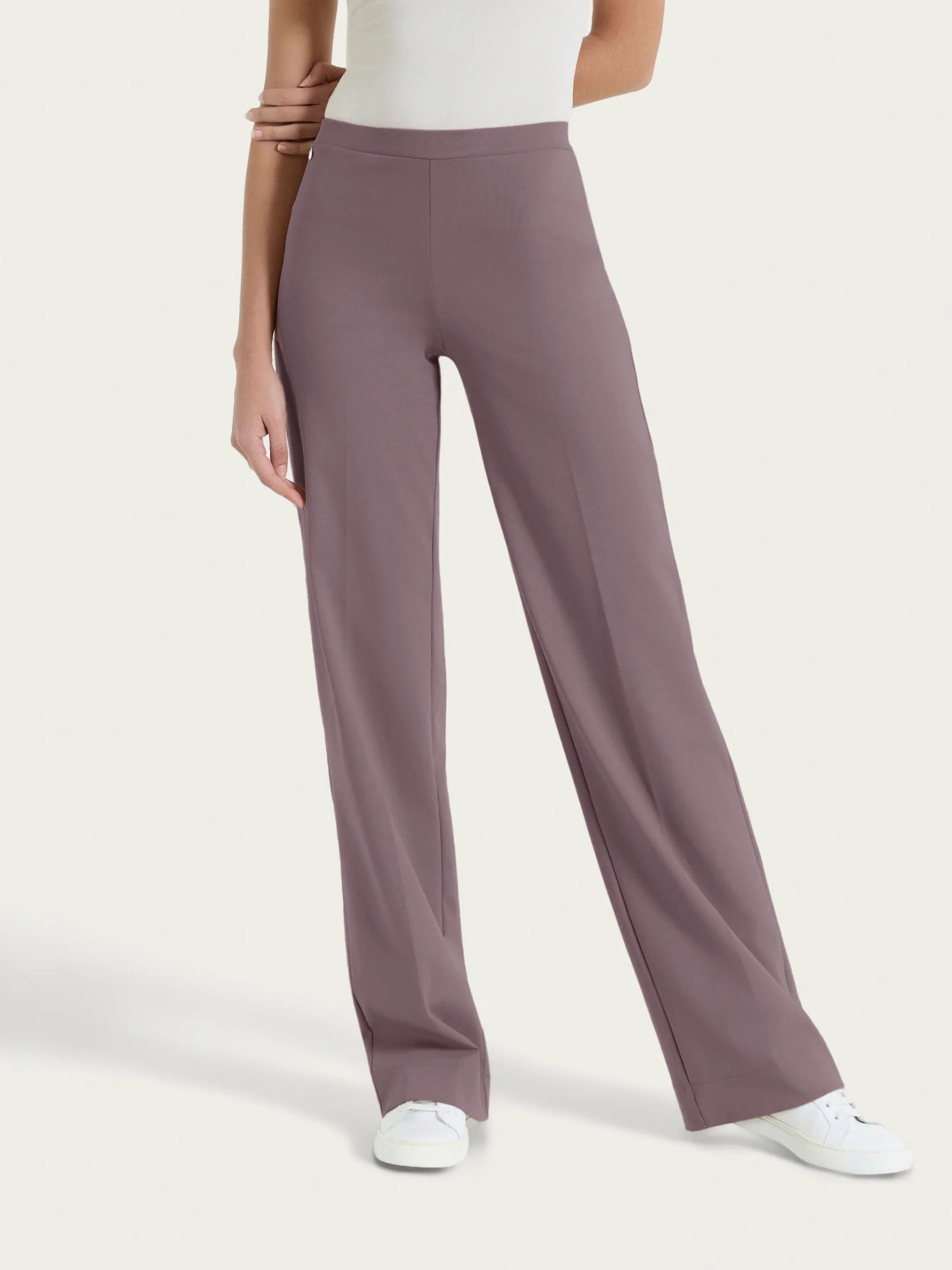 Pantalone ampio in Compact Light Donna - Ragno