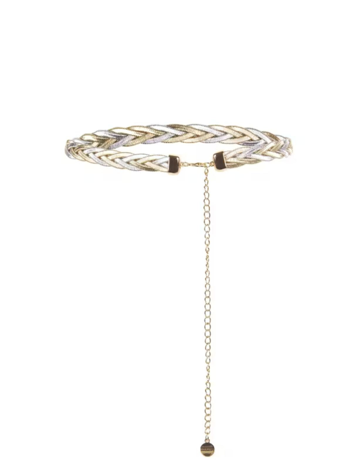 Rinascimento - Cintura gioiello con intreccio metallico - Donna