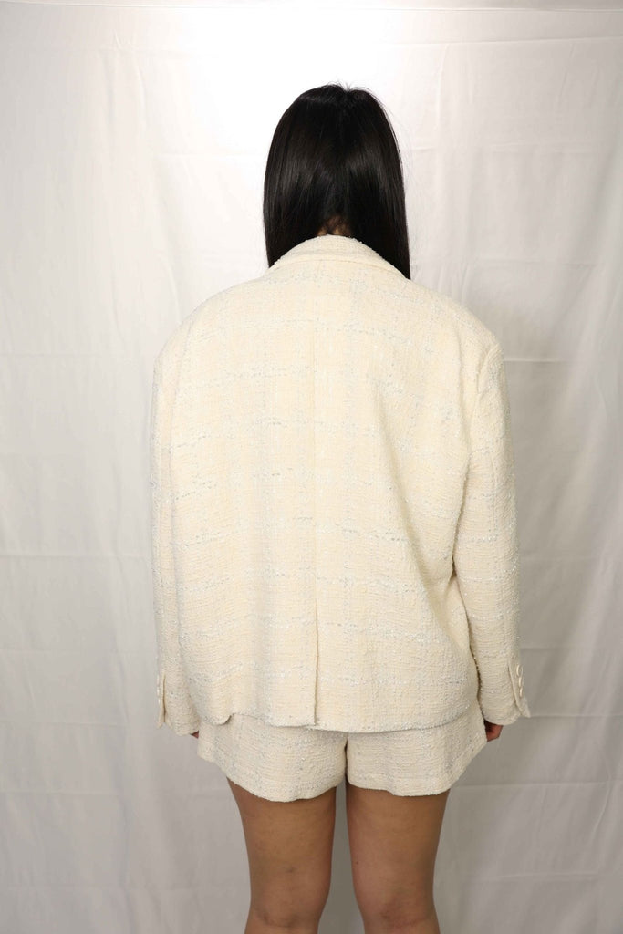 TD0136 - Giacca blazer monopetto in tweed lurex - VICOLO - World Fashion