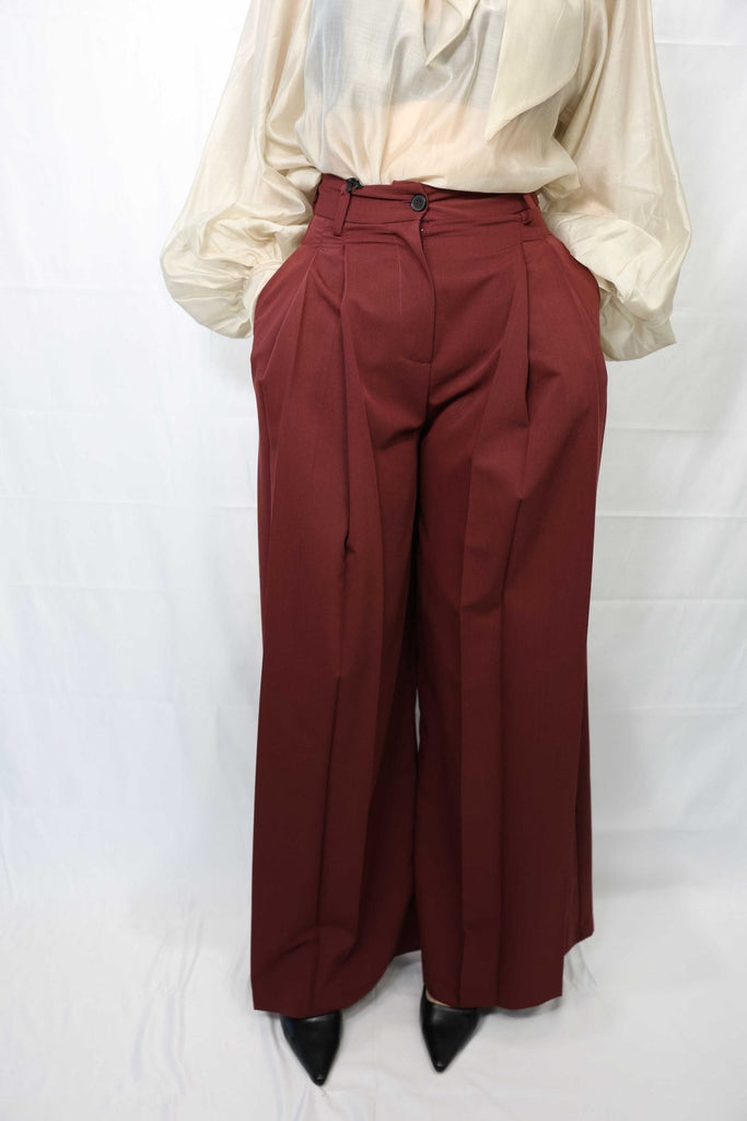 TD0161 - Pantalone a palazzo - VICOLO - World Fashion