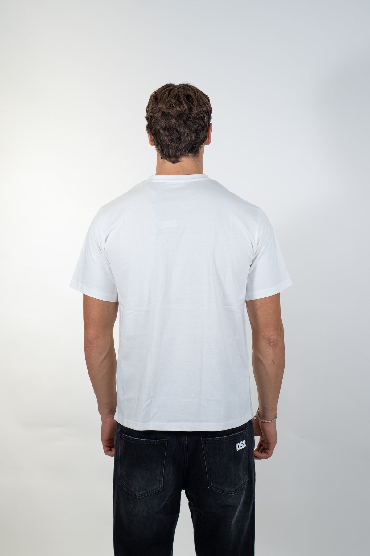 Ds2 - T-shirt con fascia logo - Uomo