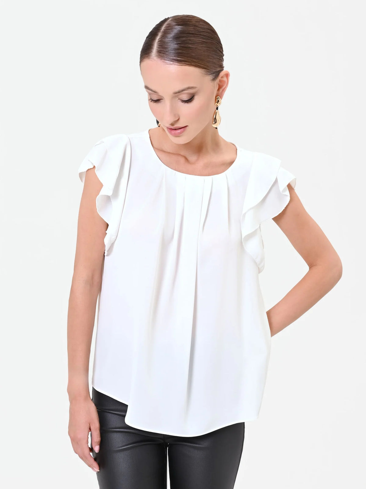 Rinascimento - Blusa con volant - Donna