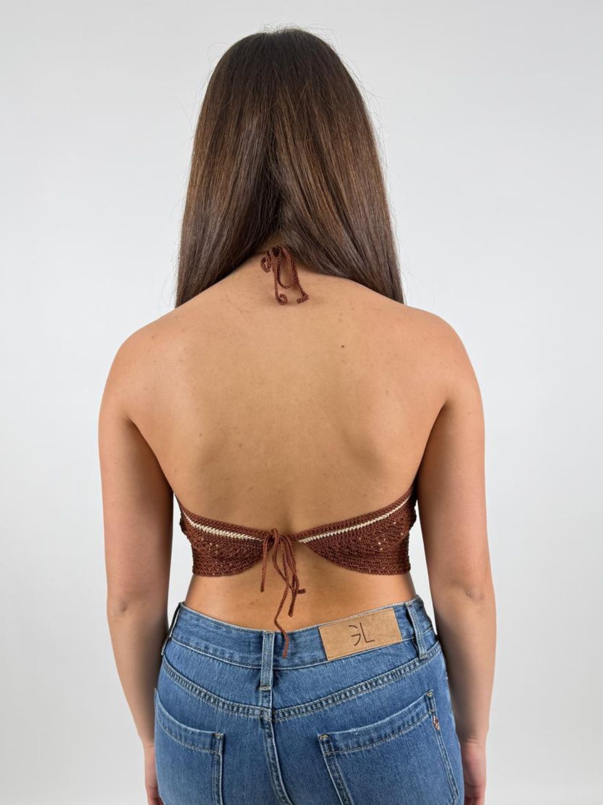 Top all’uncinetto in cotone fatto a mano Donna - UncinettoArt - World Fashion