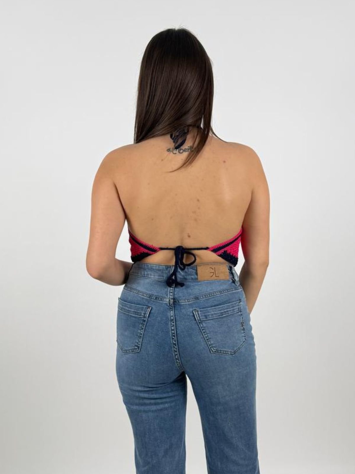 Top all’uncinetto in cotone fatto a mano Donna - UncinettoArt - World Fashion