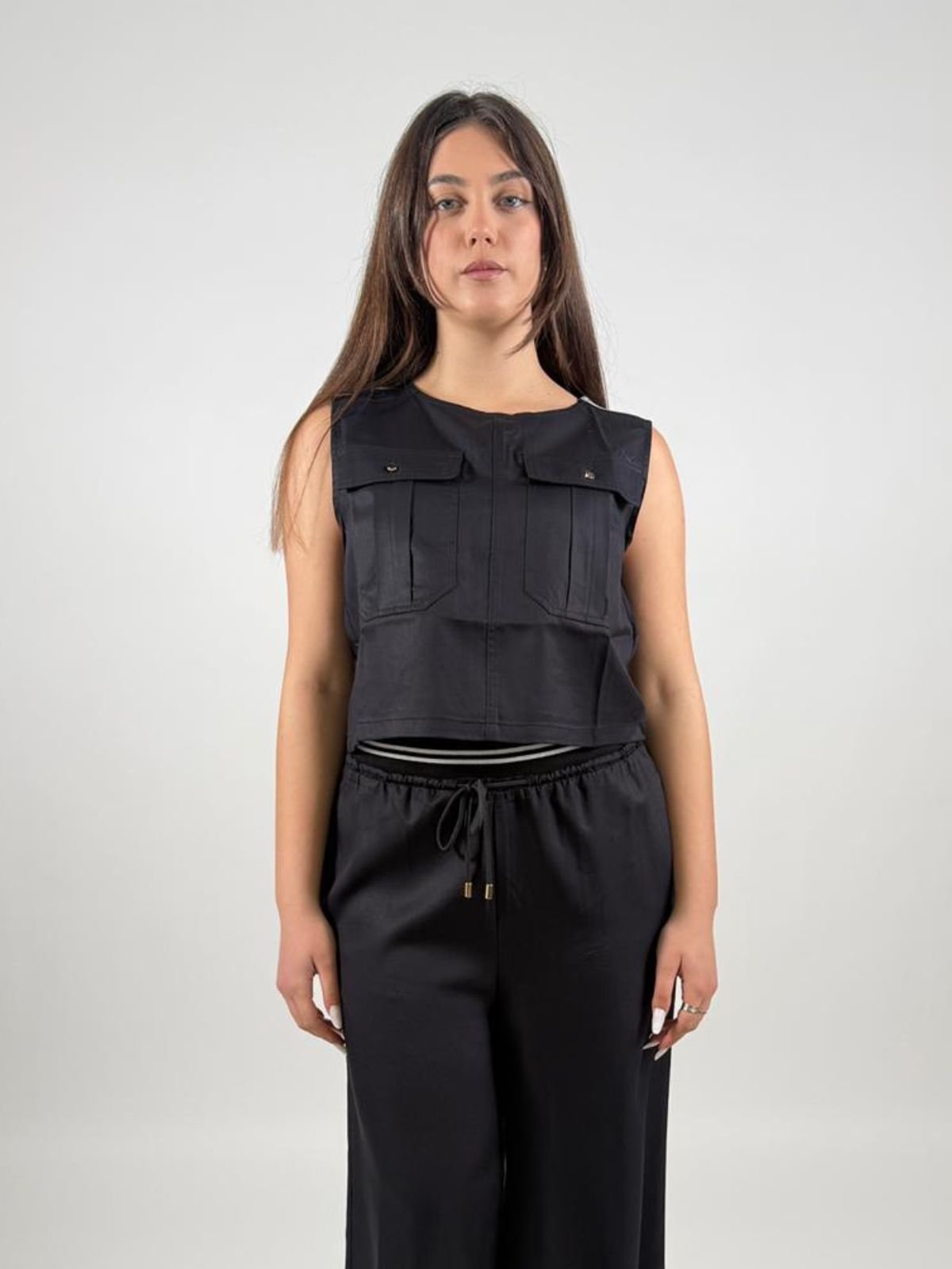 Top con scollo rotondo Donna - Gaudì Jeans - World Fashion