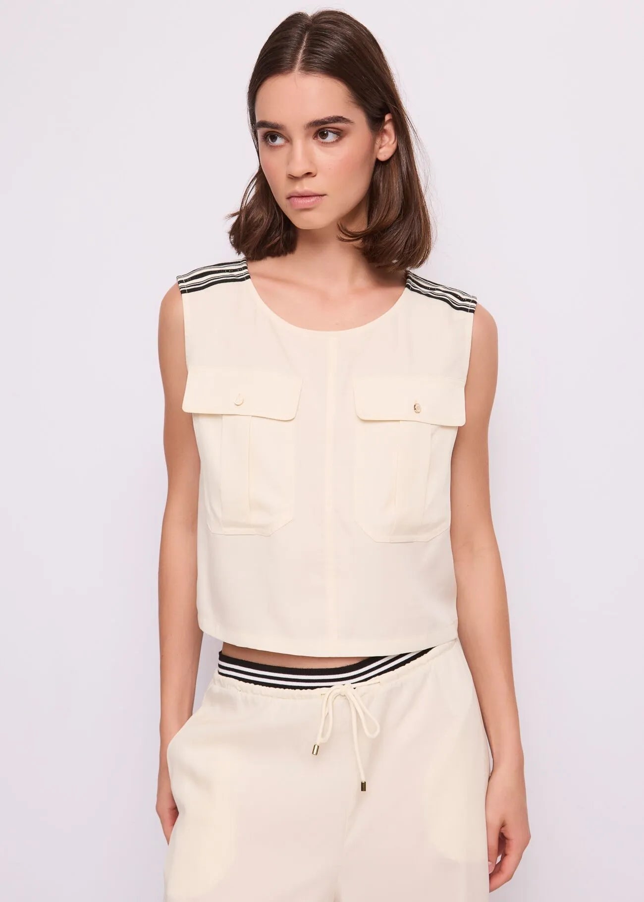 Top con scollo rotondo Donna - Gaudì Jeans - World Fashion