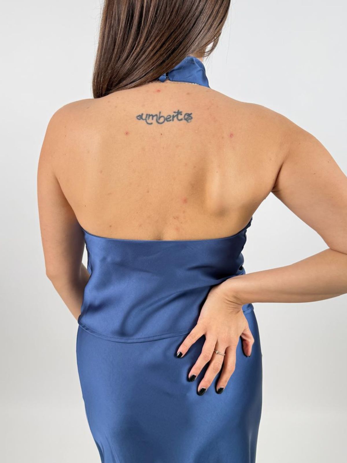Top halter scollo morbido senza maniche Donna - Imperial - World Fashion