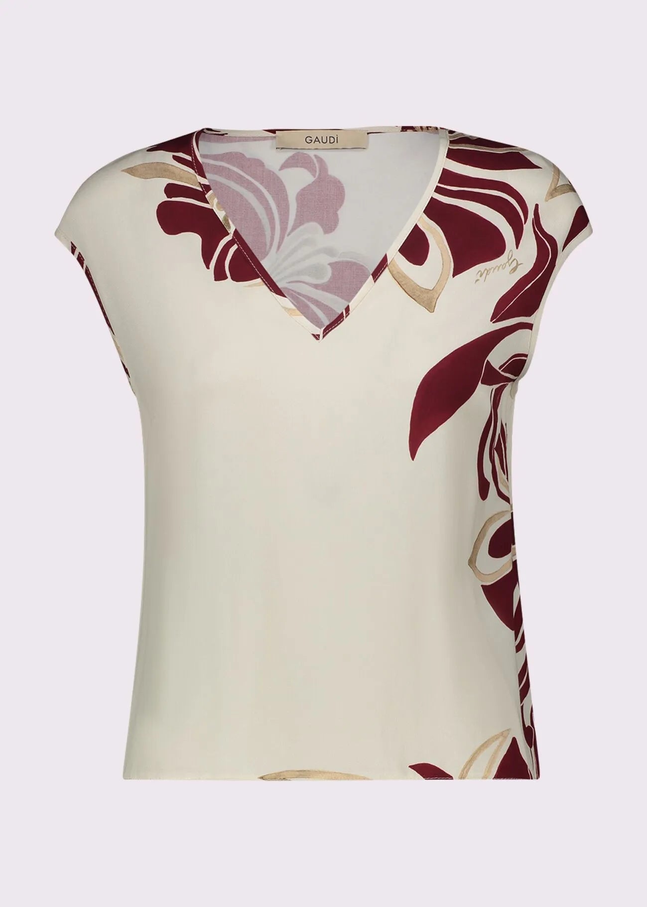 Top in twill floreale Donna - Gaudì Fashion - World Fashion