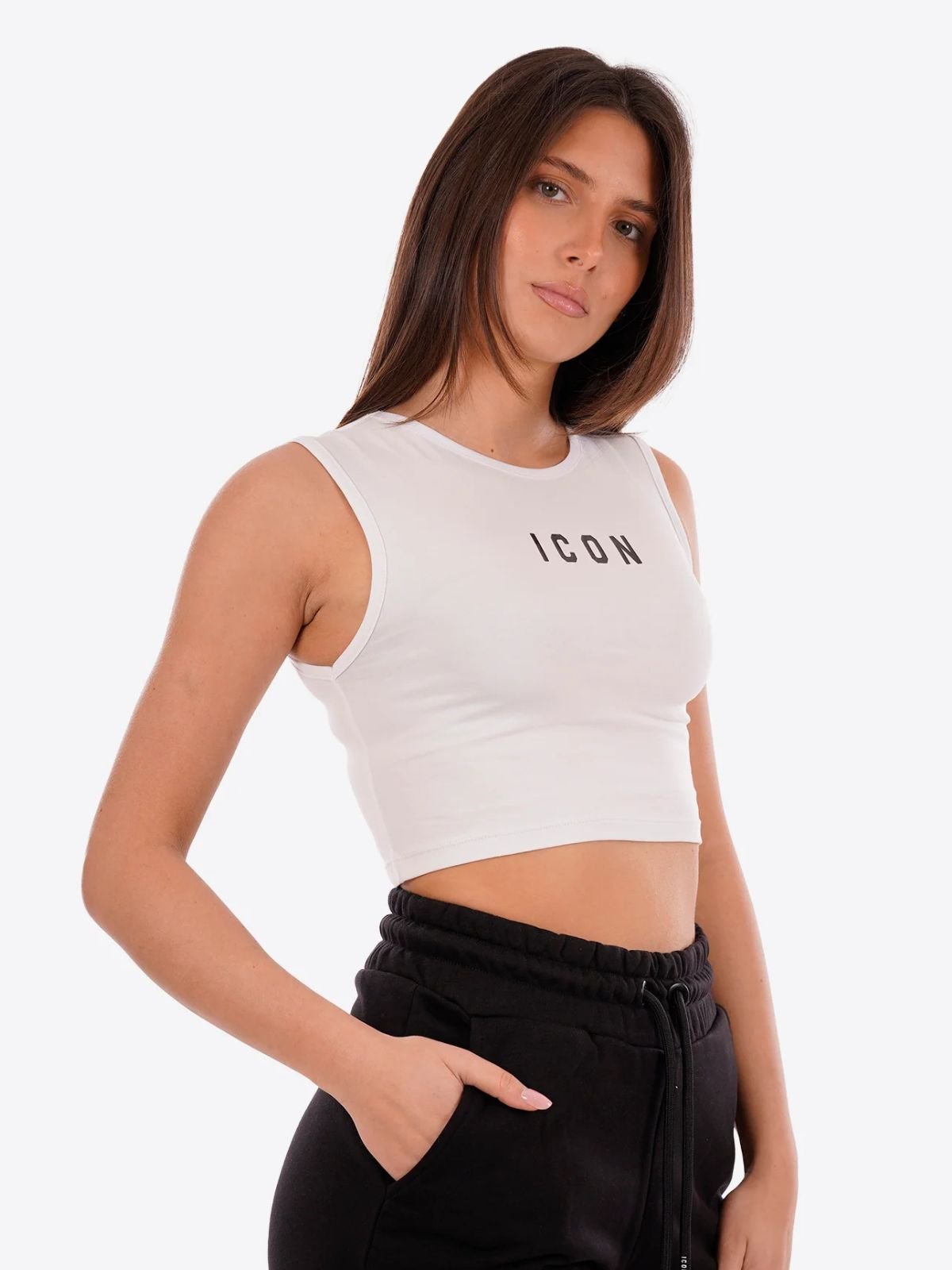 Top Logo Piccolo Donna - Icon - World Fashion