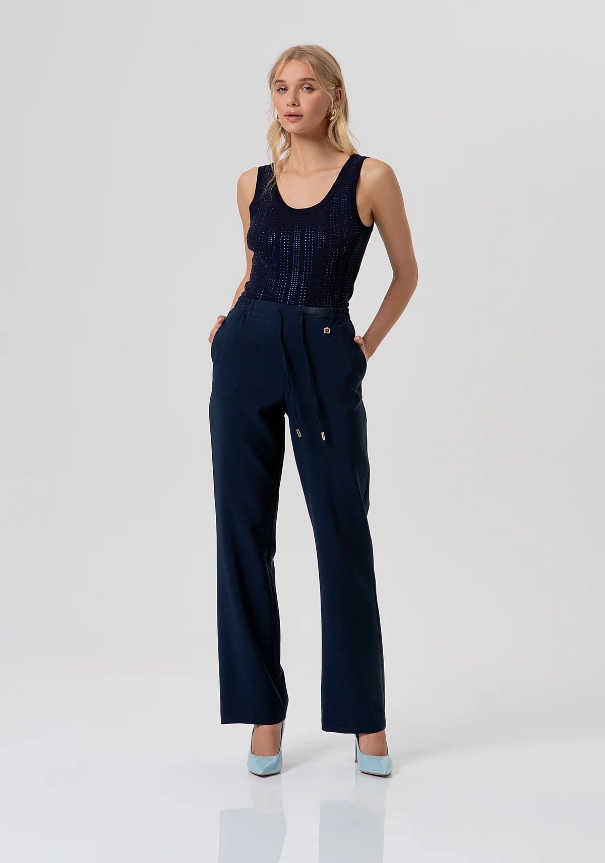 Top slim senza maniche in maglia Donna - Fracomina - World Fashion