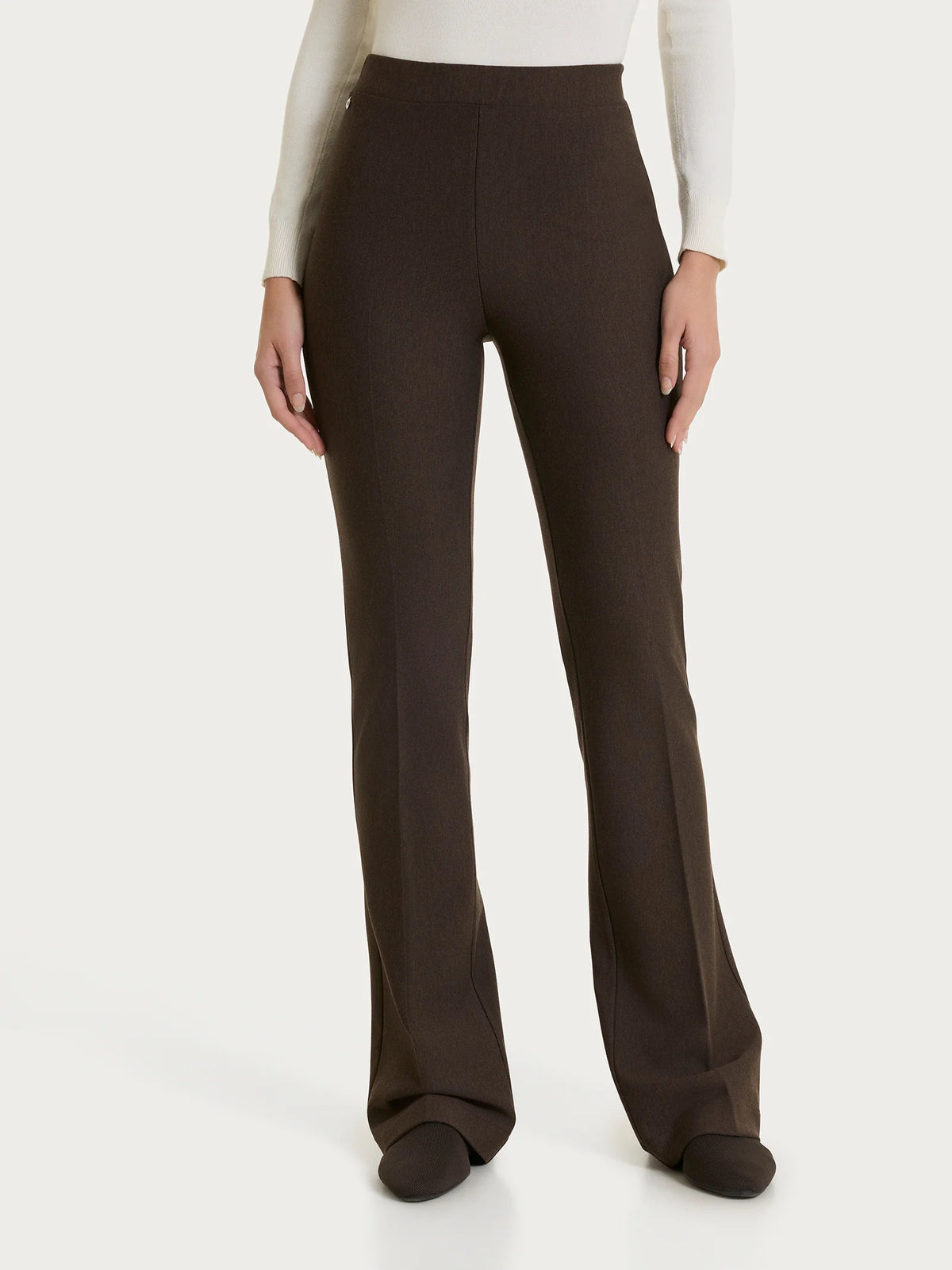 Ragno - Pantalone flare in Compact - Donna