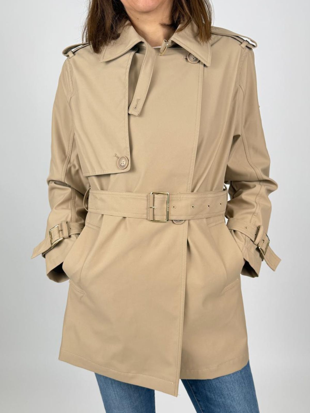 Trench Con Cintura Donna - Yes Zee - World Fashion