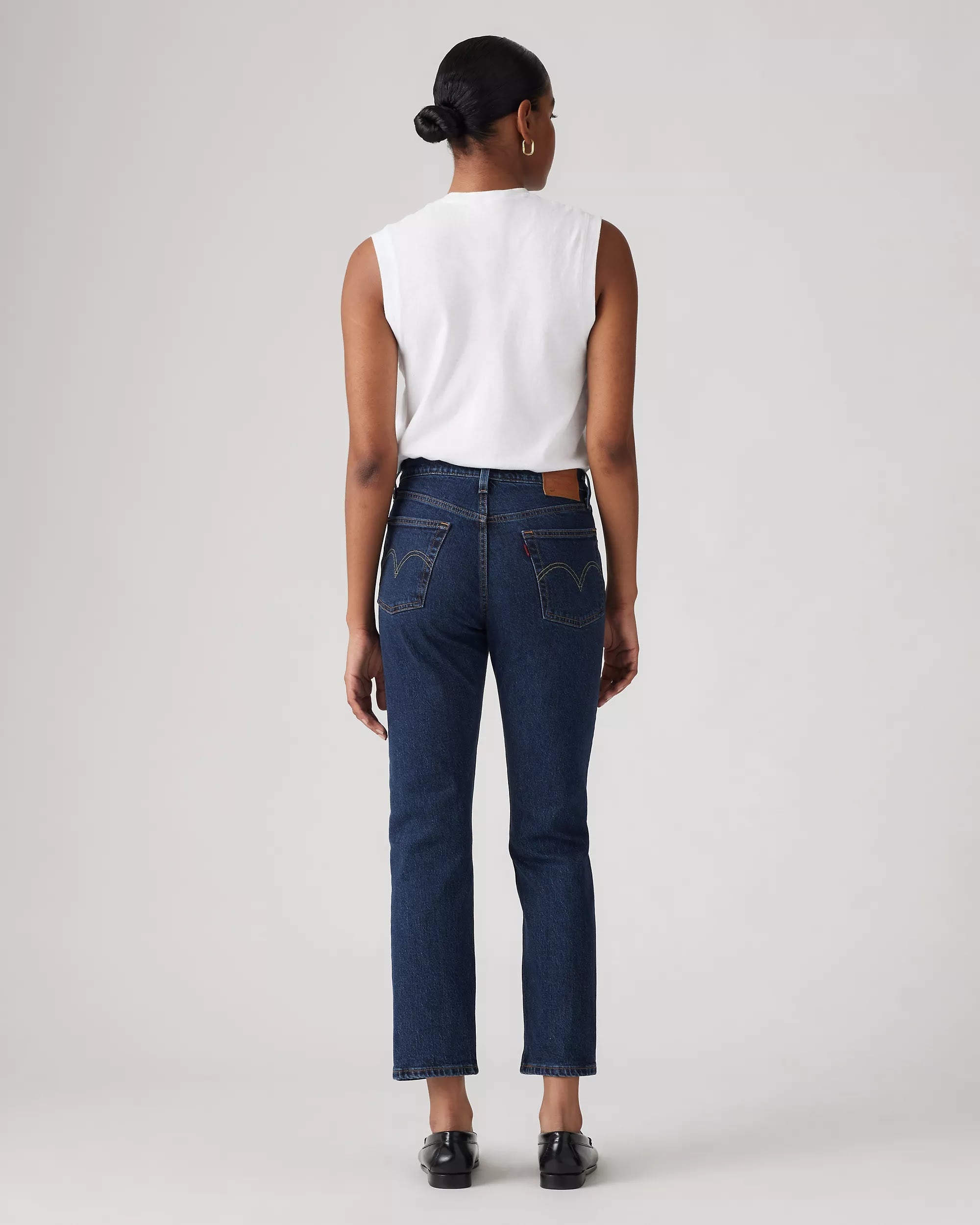 Levi's - 501 Original Cropped Salsa Stonewashed - Donna