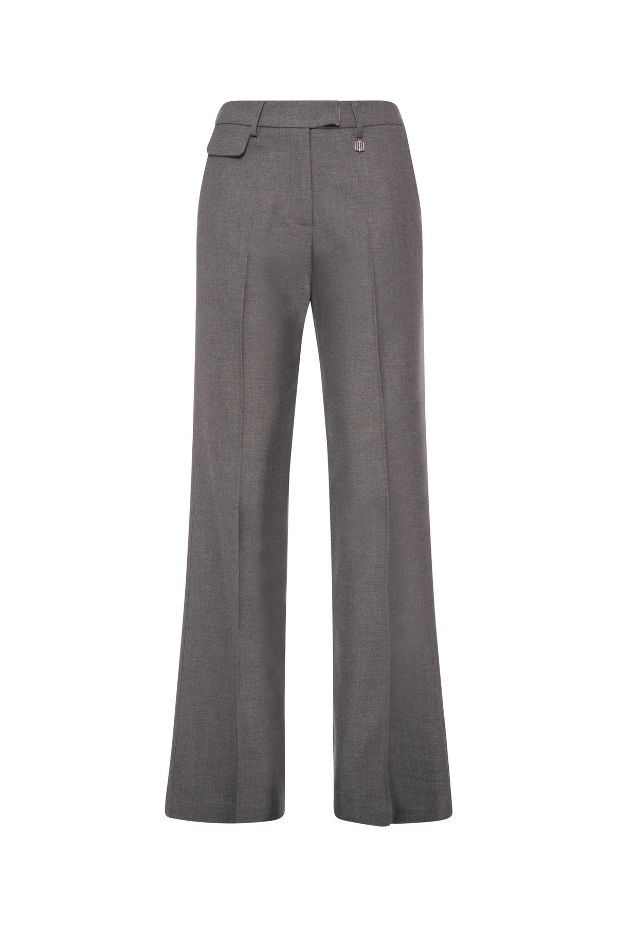 Fracomina - Pantalone regular in tessuto con lana - Donna