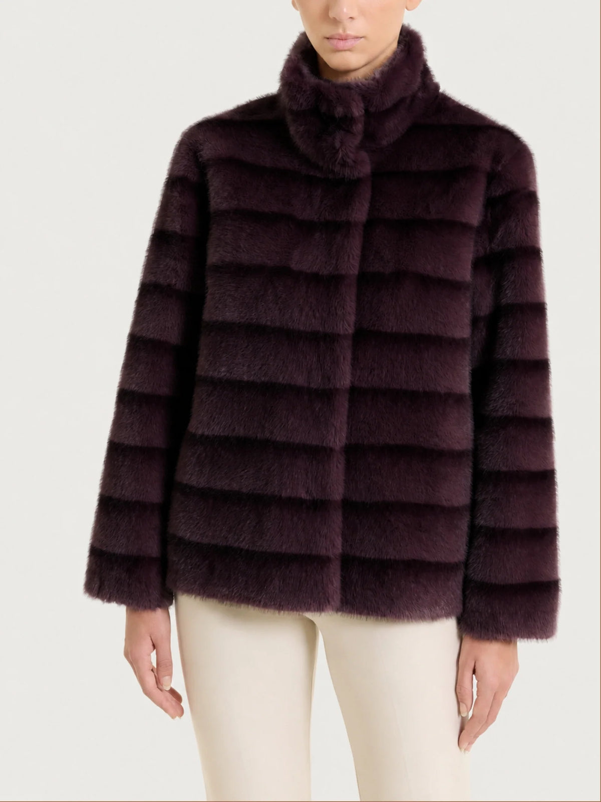 Ragno - Giaccone double-face in Vegan Fur - Donna