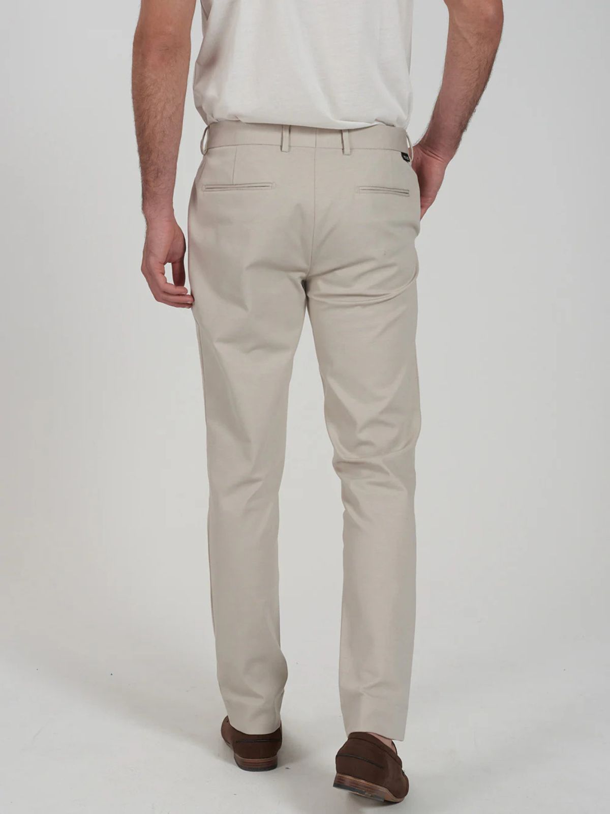 Yes Zee - Pantalone  Chinos Senza Pinces E Risvolto - Uomo