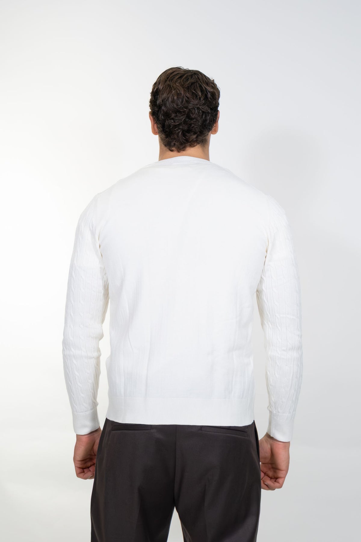 Markup - Maglia Girocollo F.12 Viscosa Trecce - Uomo