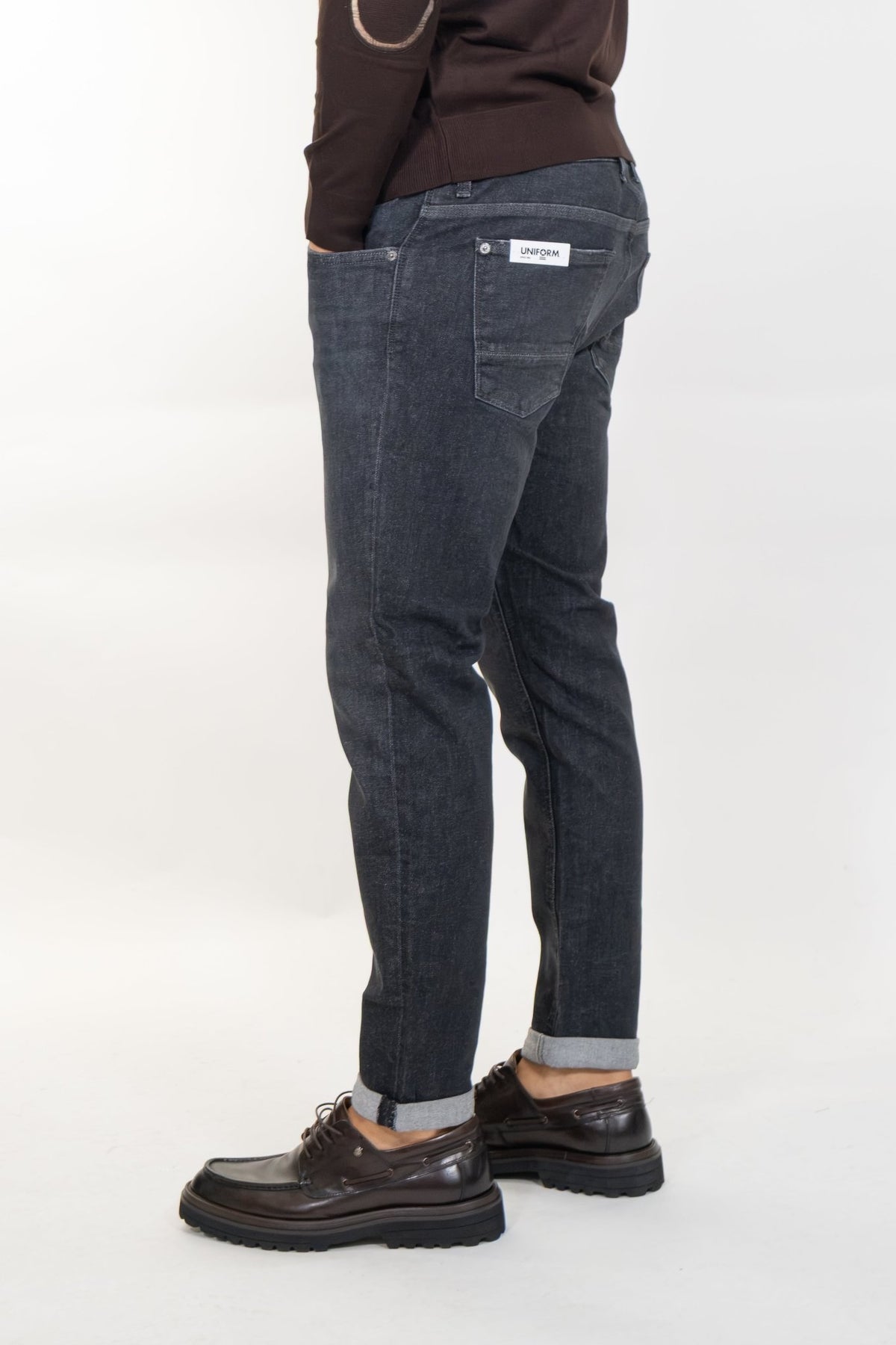 Uniform - Jeans Dean Normal Crotch Slim Fit - Uomo - World Fashion