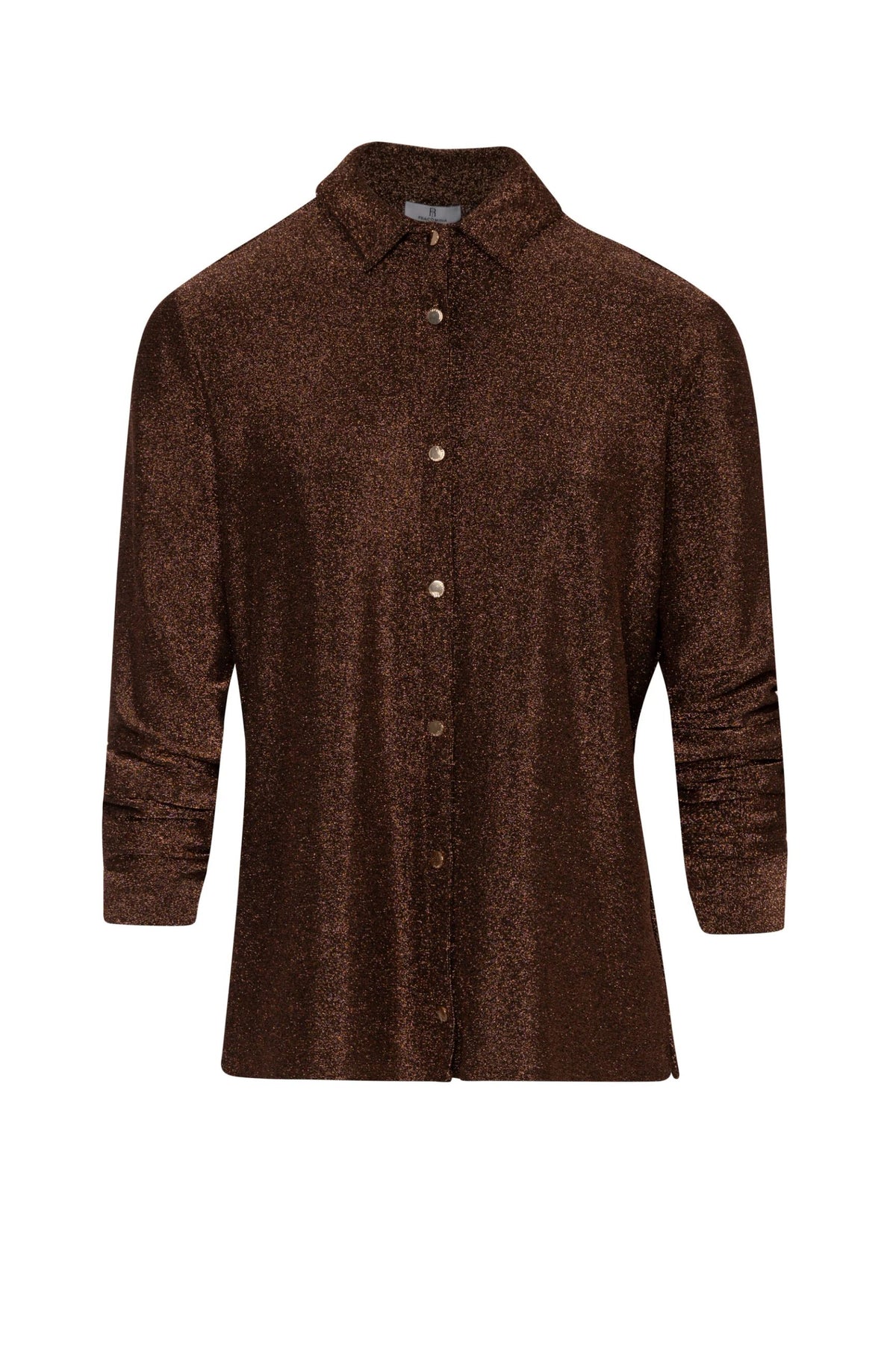 Fracomina - Camicia slim con lurex - Donna
