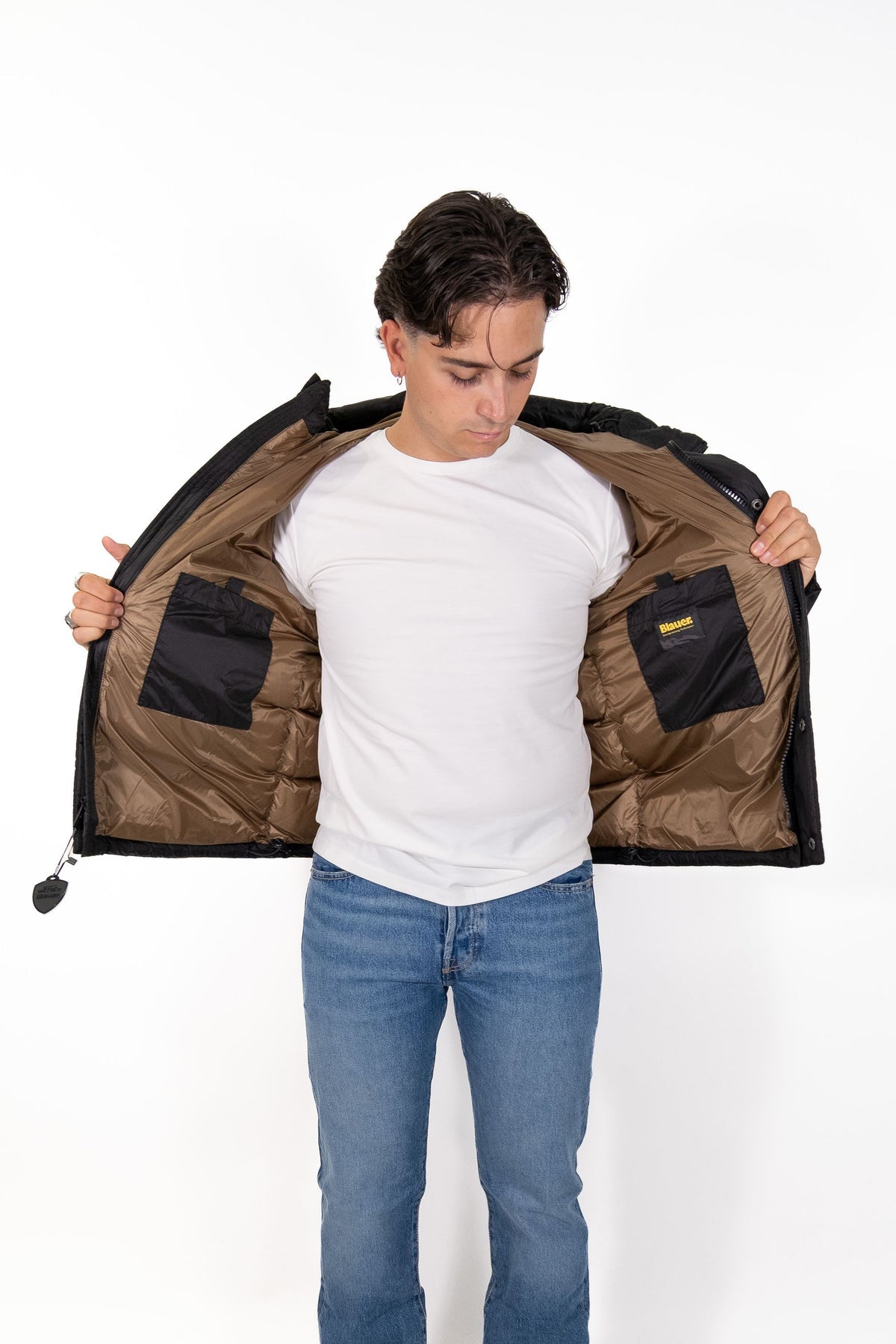 Blauer - Giubbino corto imbottitura piuma Clipper - Uomo