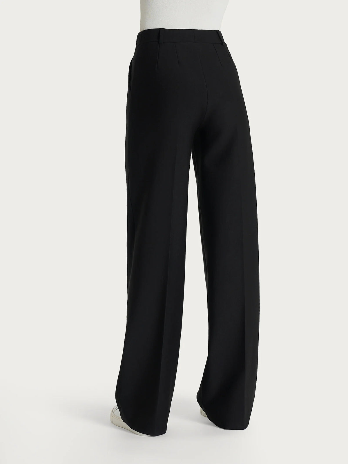 Ragno - Pantalone a palazzo con tasche in Compact - Donna