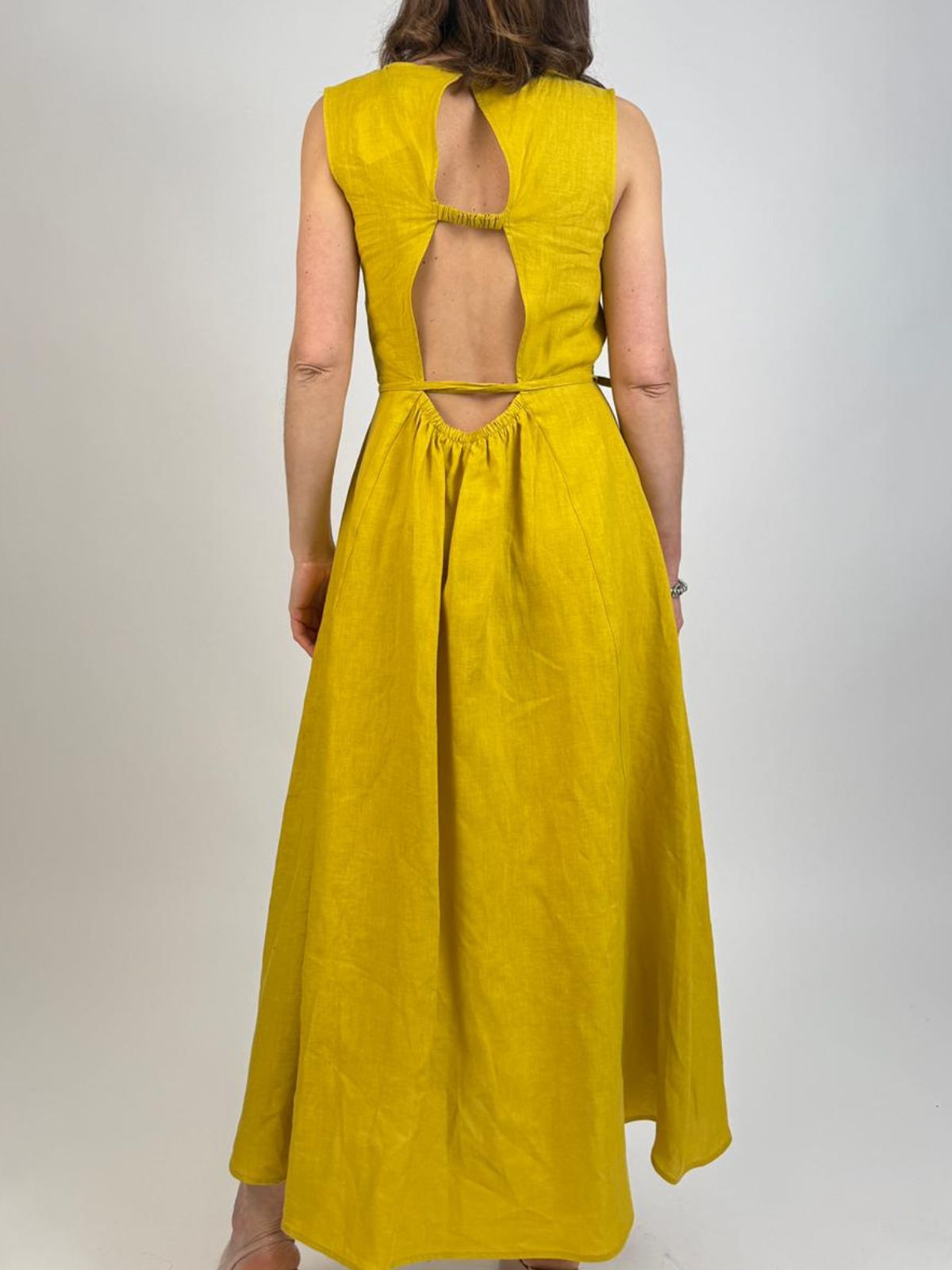 Vicolo - Abito trapezio in lino - Donna - World Fashion