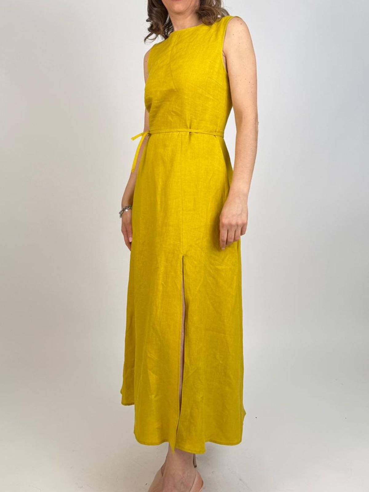 Vicolo - Abito trapezio in lino - Donna - World Fashion