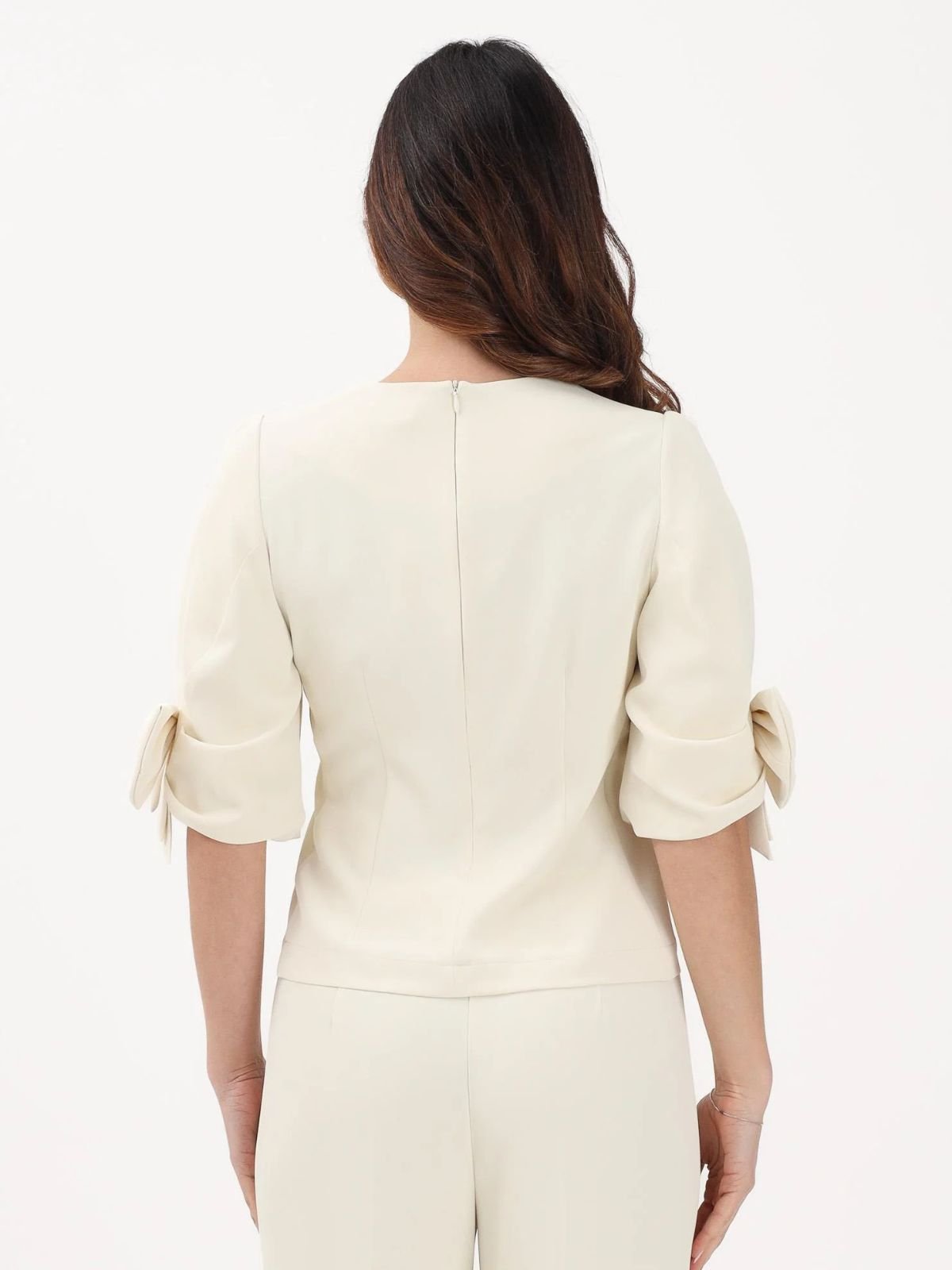 Vicolo - Blusa con fiocco applicato - Donna - World Fashion