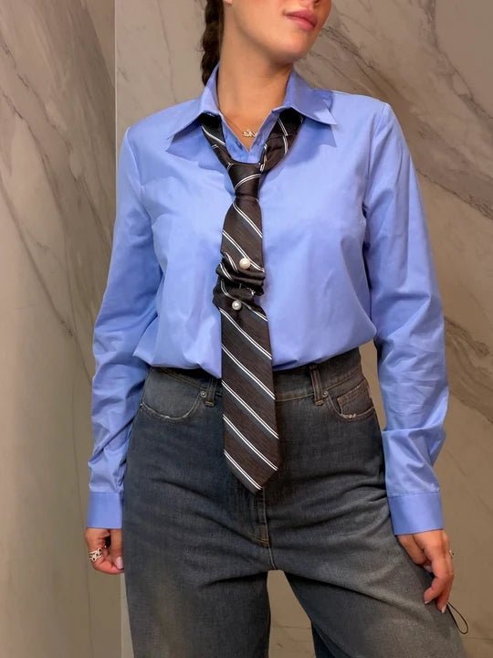 Vicolo - Camicia in popeline - Donna - World Fashion