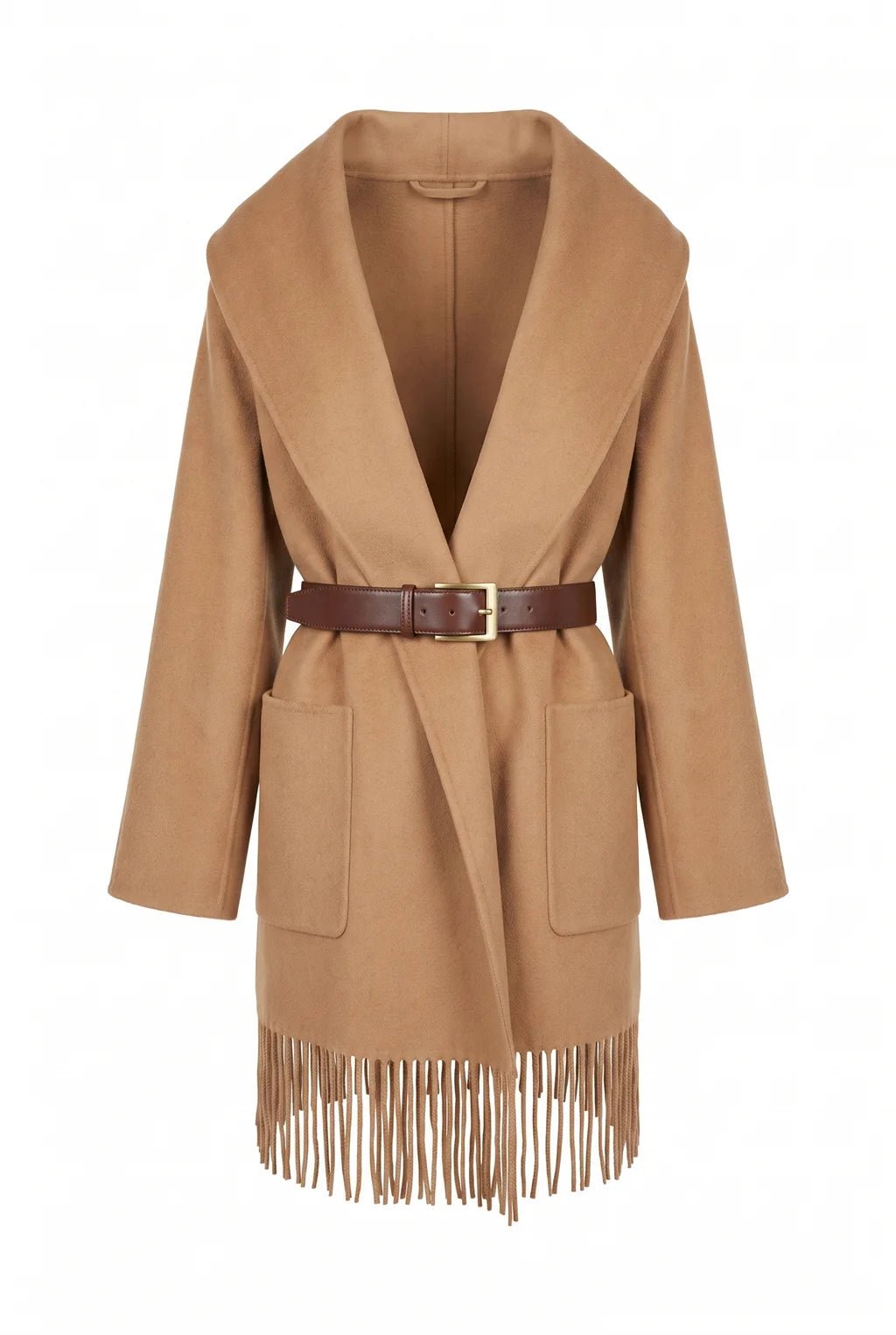 Vicolo - Cappotto con frange - Donna - World Fashion