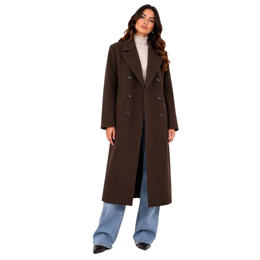 Vicolo - Cappotto Lungo Doppiopetto - Donna - World Fashion