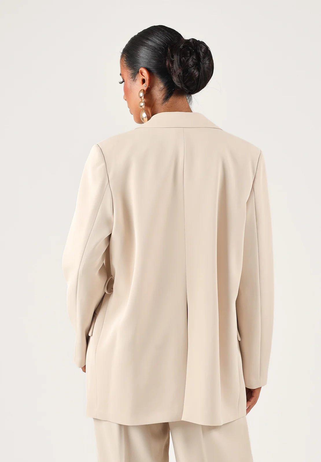 Vicolo - Giacca a vestaglia con revers, cintura tono su tono - Donna - World Fashion