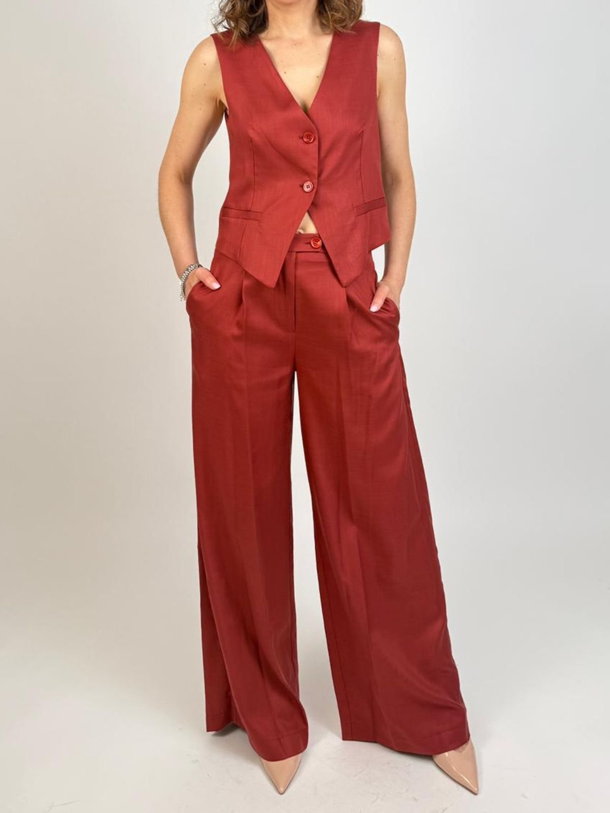Vicolo - Gilet due bottoni - Donna - World Fashion