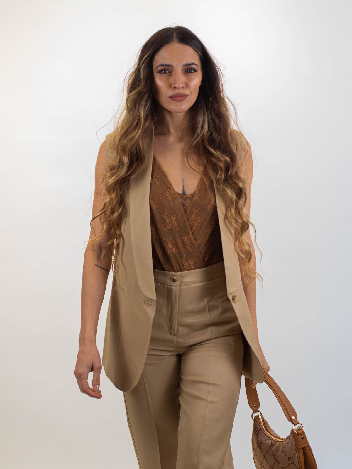 Vicolo - Gilet senza maniche con revers - Donna - World Fashion
