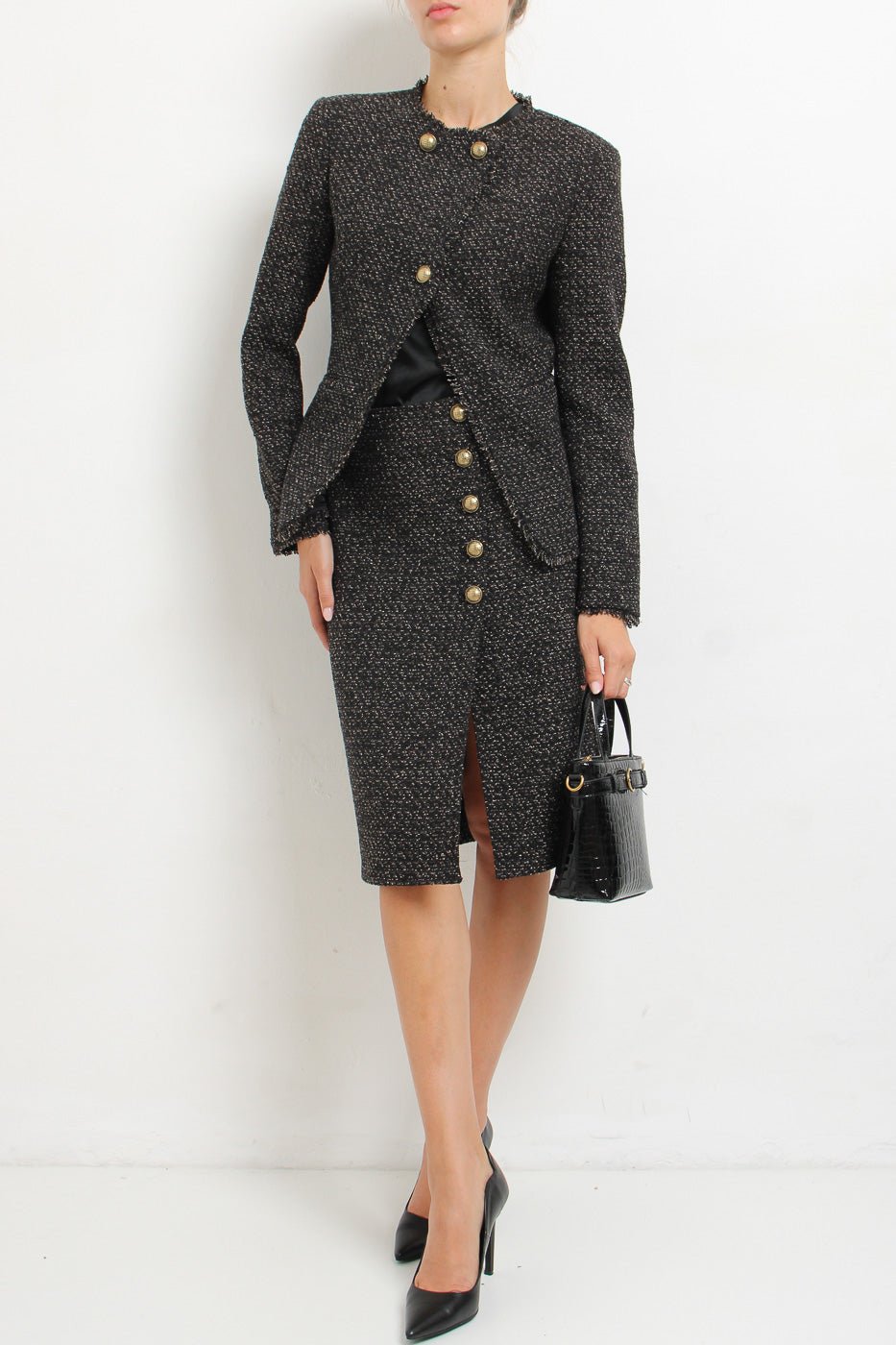 Vicolo - Gonna midi con bottoni - Donna - World Fashion