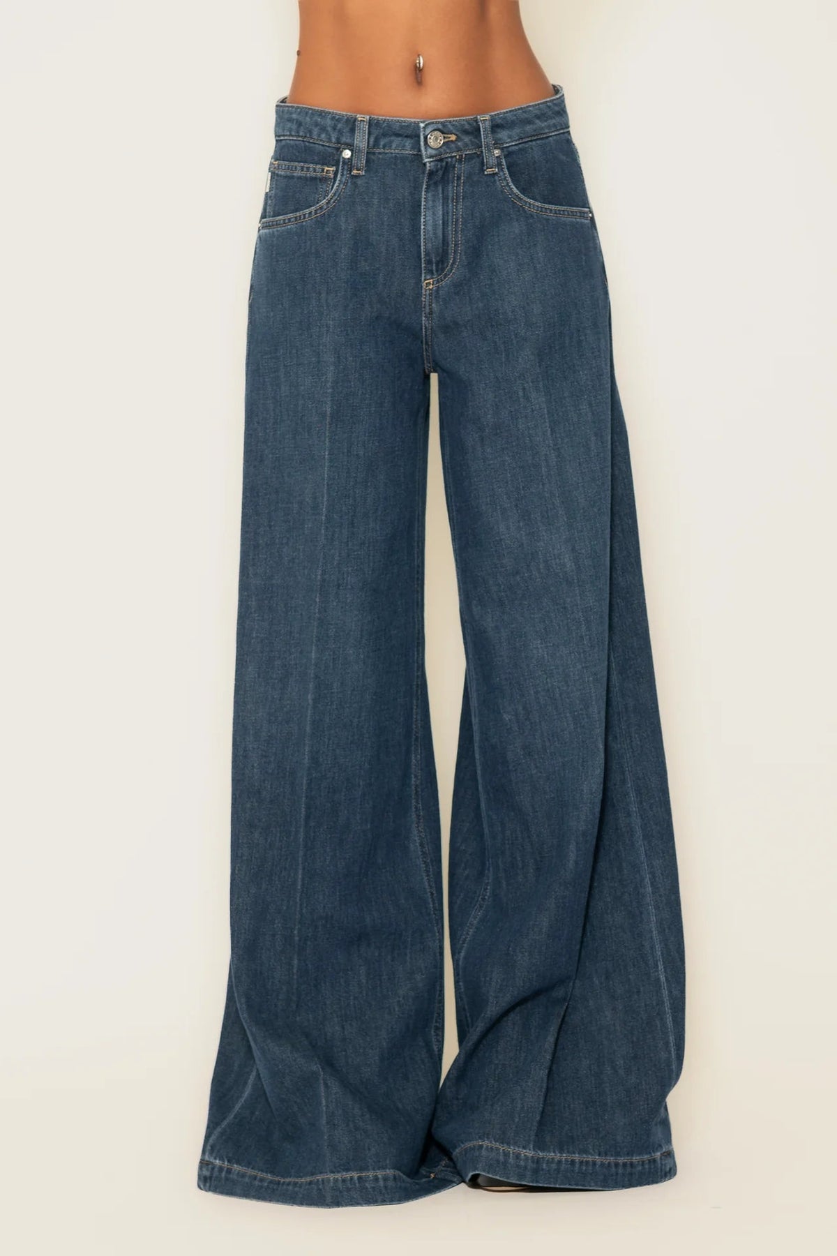 Vicolo - Jeans MADISON palazzo ampio - Donna - World Fashion