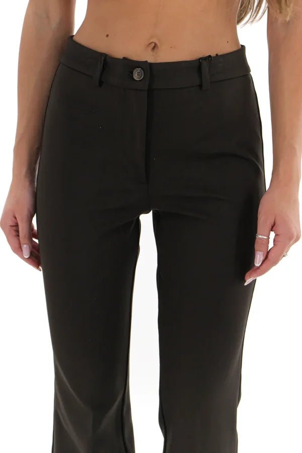 Vicolo - Pantalone a zampa Punto Milano - Donna - World Fashion