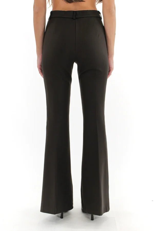 Vicolo - Pantalone a zampa Punto Milano - Donna - World Fashion