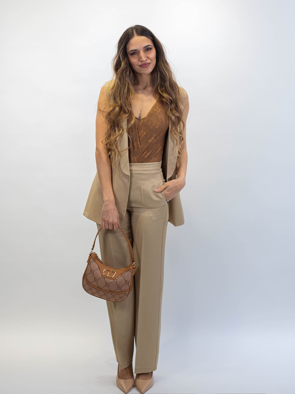 Vicolo - Pantalone ampio a palazzo - Donna - World Fashion