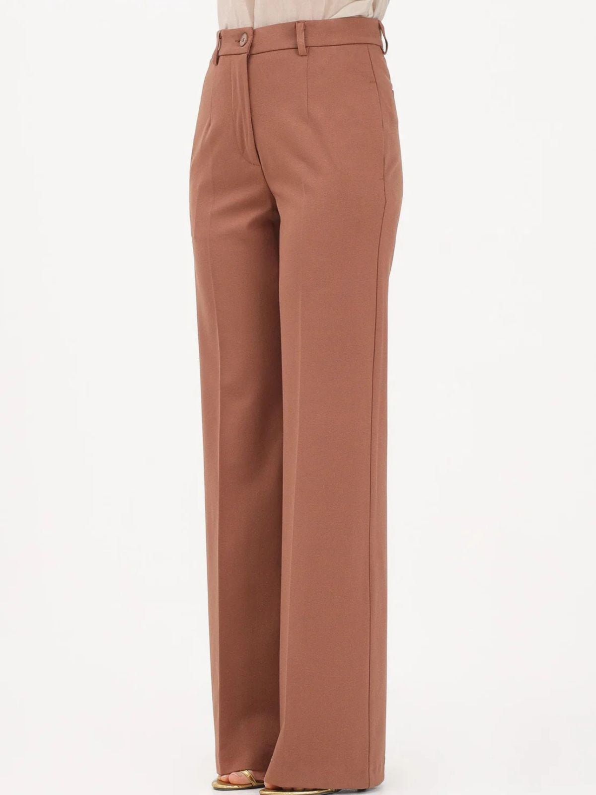 Vicolo - Pantalone diritto dal taglio sartoriale - Donna - World Fashion