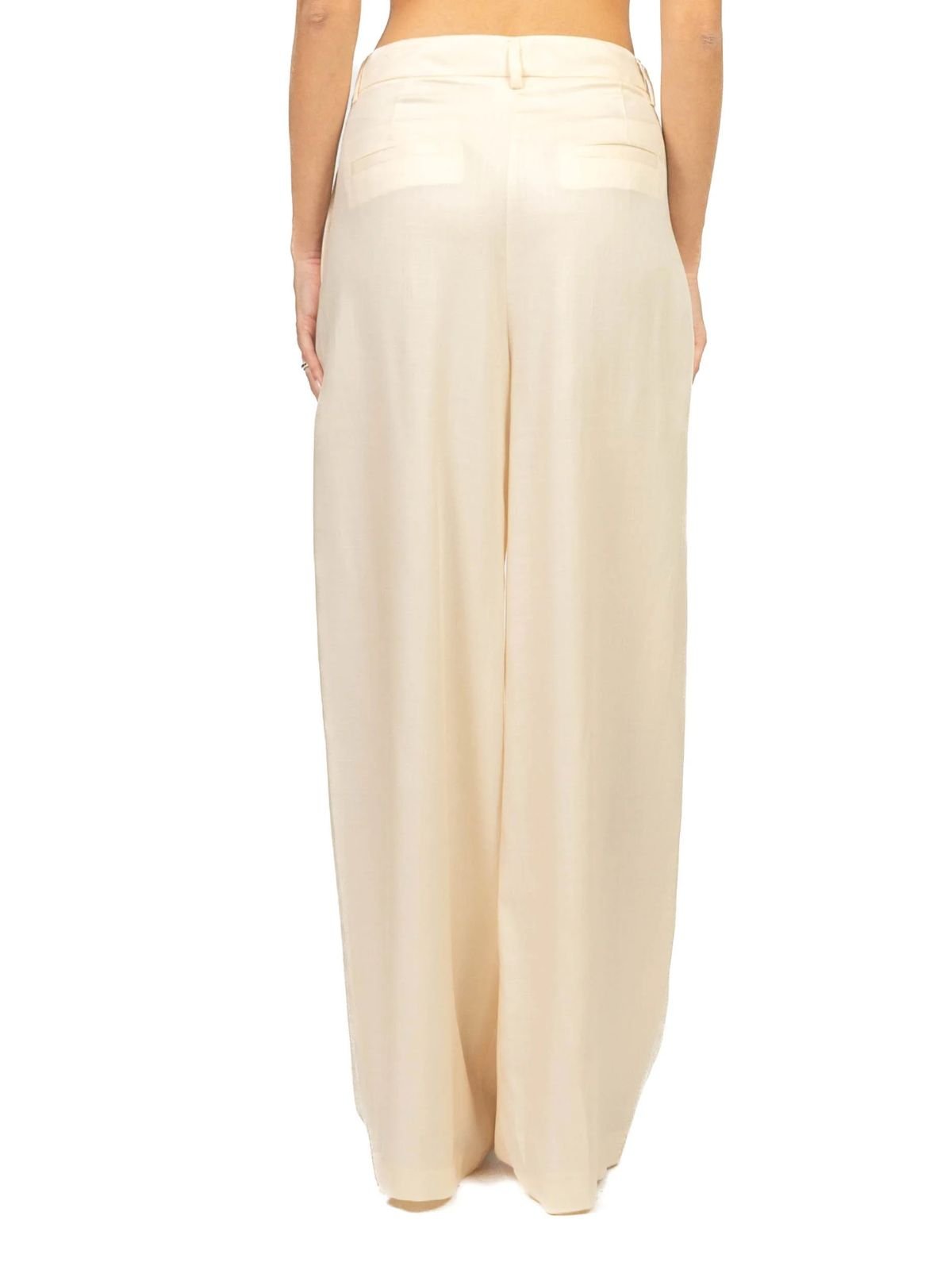 Vicolo - Pantalone palazzo chiusura asimmetrica - Donna - World Fashion